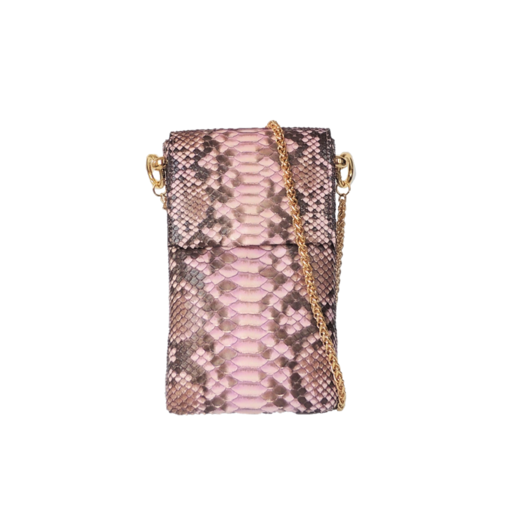 PYTHON SNAKE SHOULDER HAND CHAIN BAG MON PETIT PYTHON