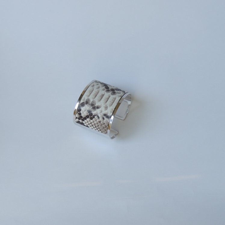 Brazalete PITÓN PLATA DOUBLE - MON PETIT PYTHON