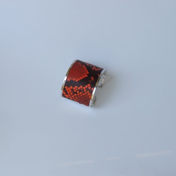 Brazalete PITÓN PLATA DOUBLE - MON PETIT PYTHON