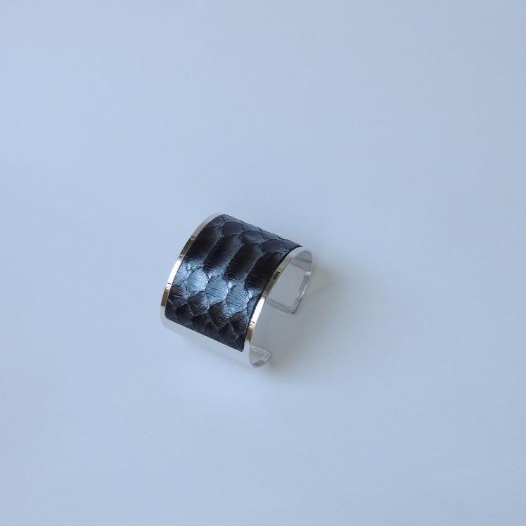 Brazalete PITÓN PLATA DOUBLE - MON PETIT PYTHON