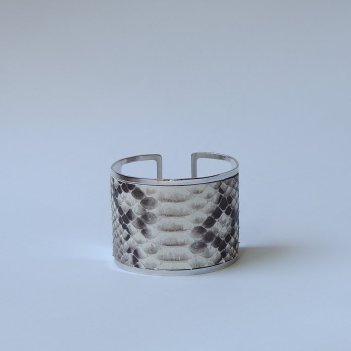 Brazalete PITÓN PLATA DOUBLE - MON PETIT PYTHON
