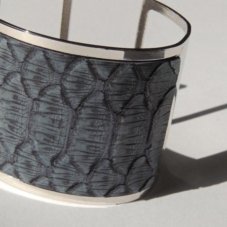 Brazalete PITÓN PLATA DOUBLE - MON PETIT PYTHON