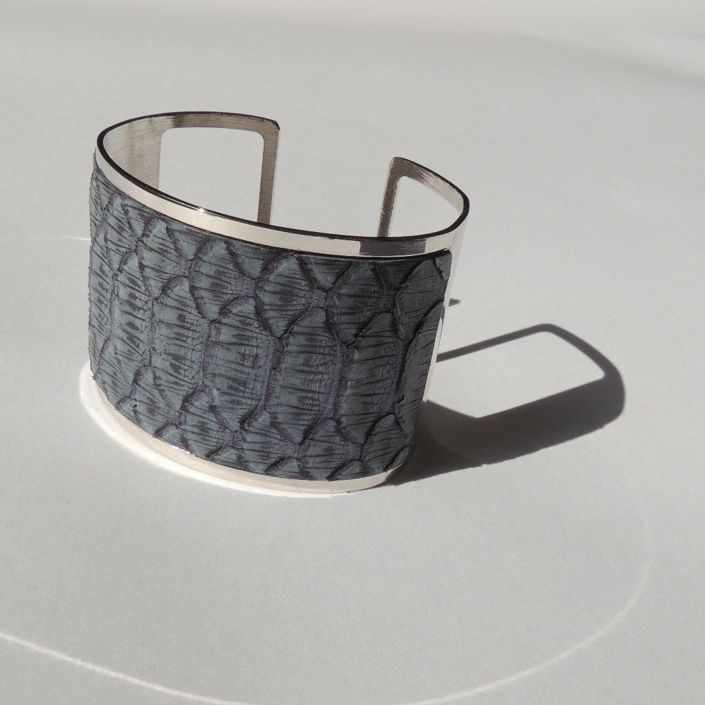 Brazalete PITÓN PLATA DOUBLE - MON PETIT PYTHON
