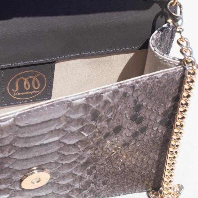 BOLSO PITÓN GRIS SCARL - MON PETIT PYTHON