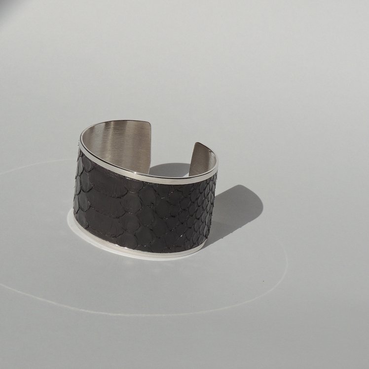 Brazalete PITÓN PLATA MON - MON PETIT PYTHON