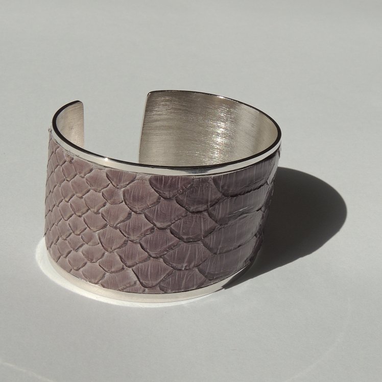 Brazalete PITÓN PLATA MON - MON PETIT PYTHON